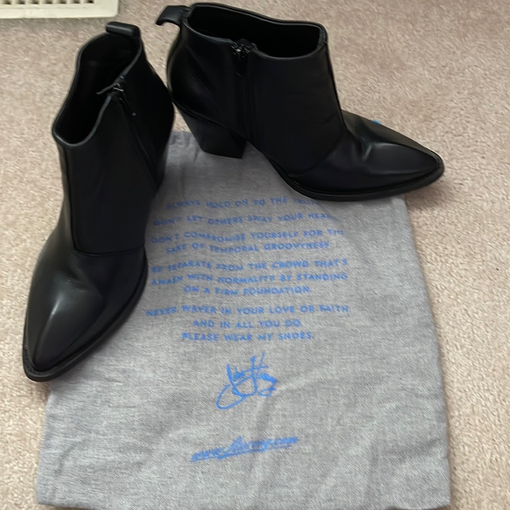 John Fluevog Black Booties